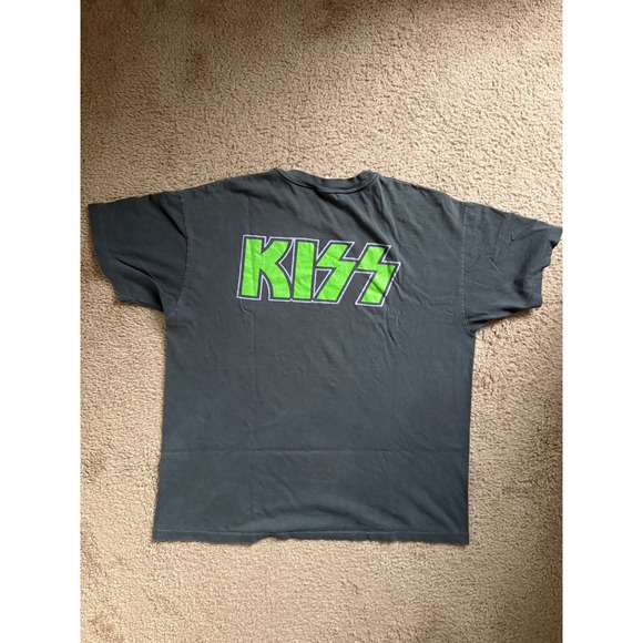 Hanes T Shirt Men XL Black Kiss Band Rock ConcertGraphic Tee Vintage 90 - Picture 8 of 8